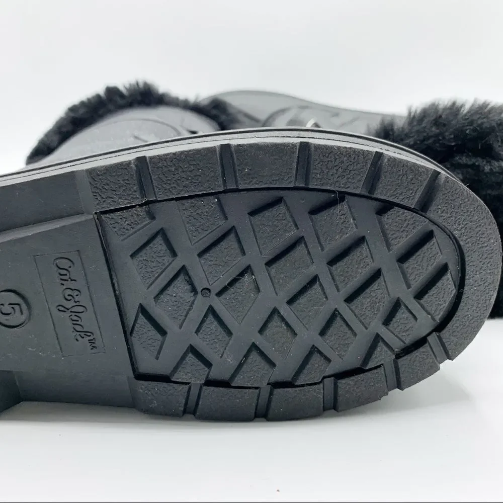 Cat &‎ Jack Thermolite Black Sparkle Winter Boots